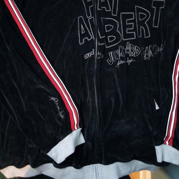NWT Vintage Platinum FUBU Fat Albert Junkyard Gang Velour Jacket - Picture 3 of 7
